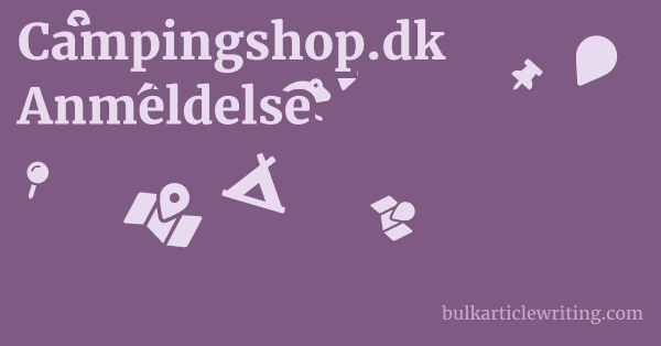 Campingshop.dk Anmeldelse 1 by