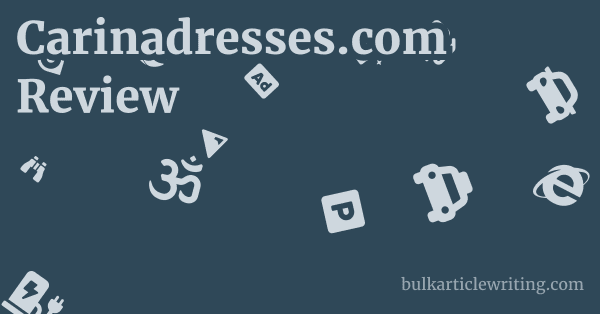 Carinadresses.com Review 1 by