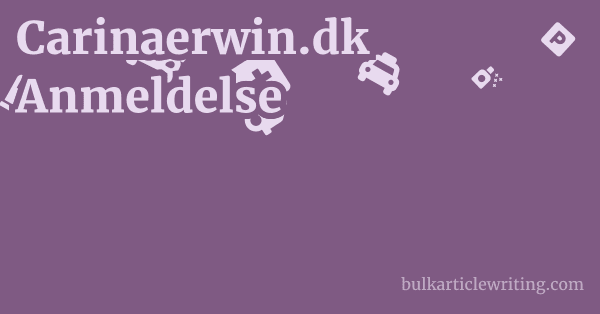 Carinaerwin.dk Anmeldelse 1 by
