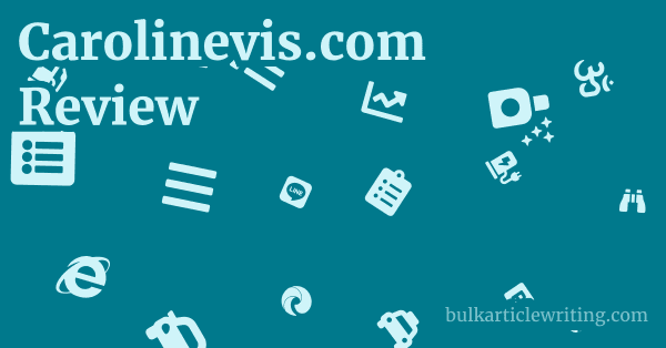 Carolinevis.com Review 1 by