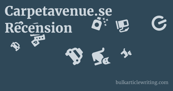 Carpetavenue.se Recension 1 by