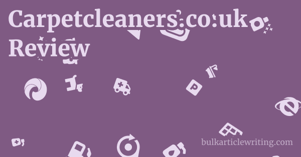 Carpetcleaners.co.uk Review 1 by