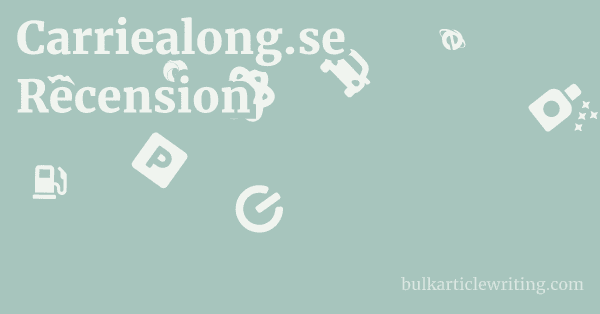 Carriealong.se Recension 1 by