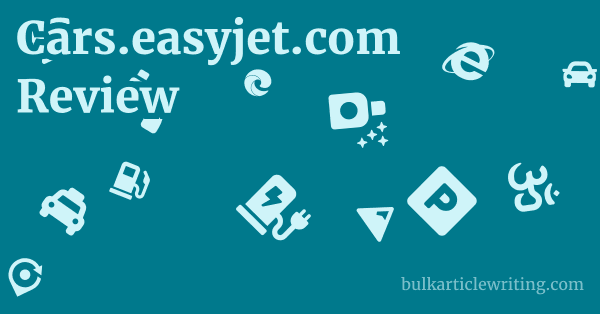 Cars.easyjet.com Review 1 by