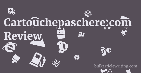 Cartouchepaschere.com Review 1 by