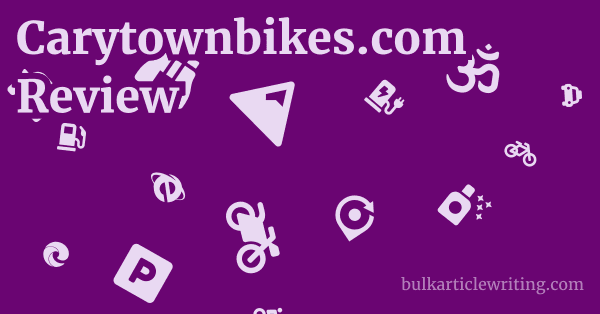 Carytownbikes.com Review 1 by