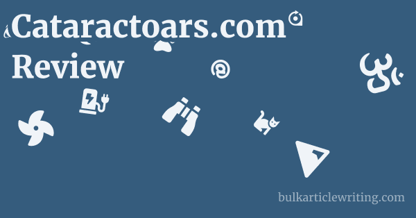 Cataractoars.com Review 1 by