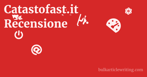 Catastofast.it Recensione 1 by