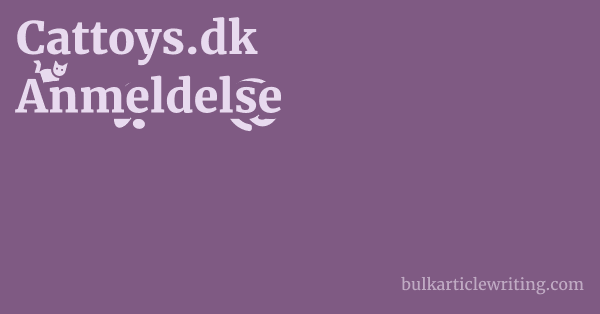Cattoys.dk Anmeldelse 1 by Partners