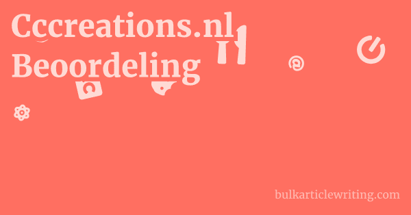 Cccreations.nl Beoordeling 1 by