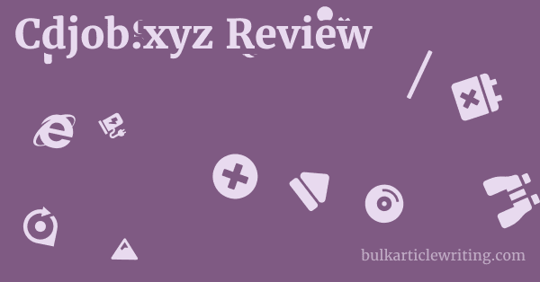 Cdjob.xyz Review 1 by