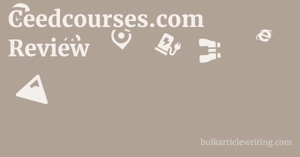 Ceedcourses.com Review 1 by