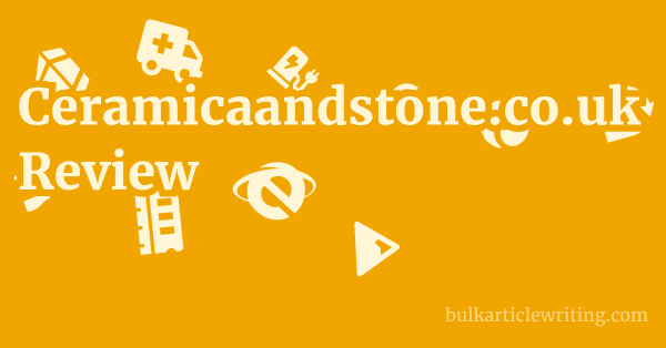 Ceramicaandstone.co.uk Review 1 by