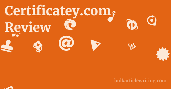 Certificatey.com Review 1 by Partners