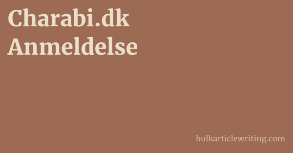 Charabi.dk Anmeldelse 1 by