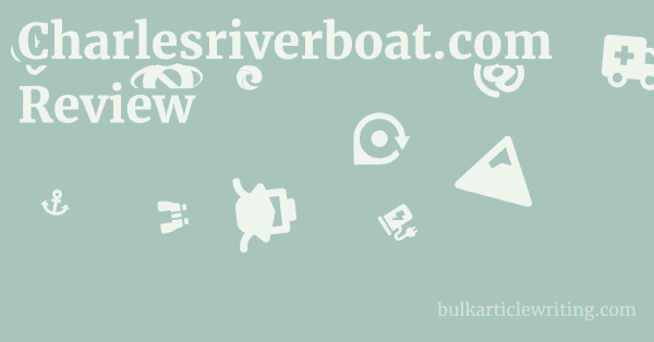 Charlesriverboat.com Review 1 by