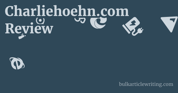 Charliehoehn.com Review 1 by Partners