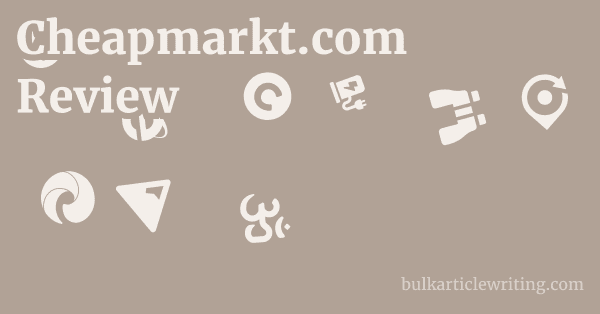 Cheapmarkt.com Review 1 by