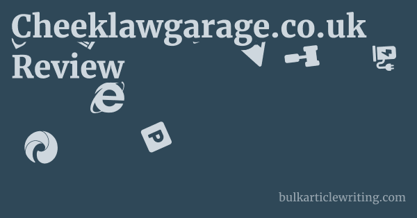 Cheeklawgarage.co.uk Review 1 by