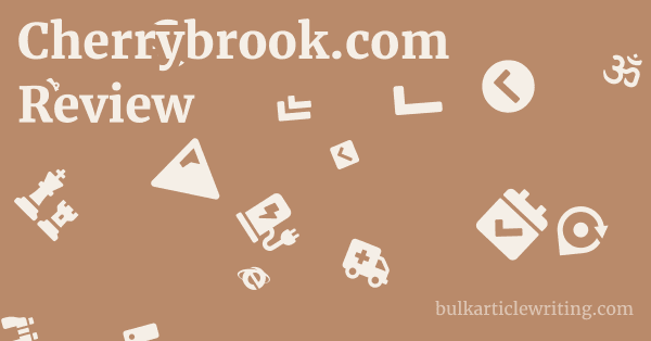 Cherrybrook.com Review 1 by