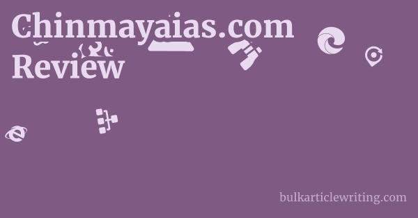 Chinmayaias.com Review 1 by Partners