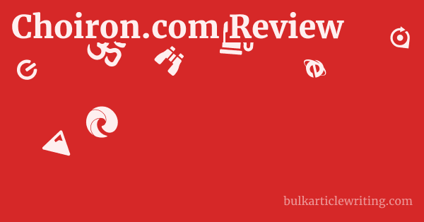 Choiron.com Review 1 by