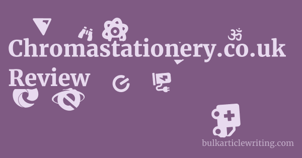 Chromastationery.co.uk Review 1 by