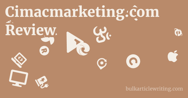 Cimacmarketing.com Review 1 by