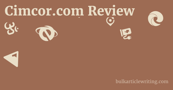Cimcor.com Review 1 by
