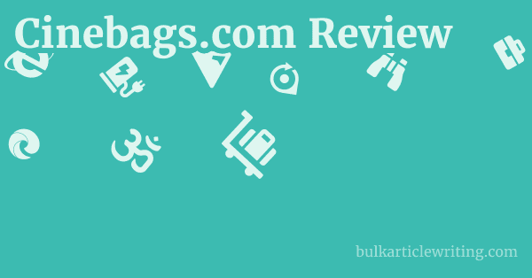 Cinebags.com Review 1 by