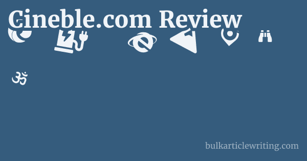 Cineble.com Review 1 by Partners