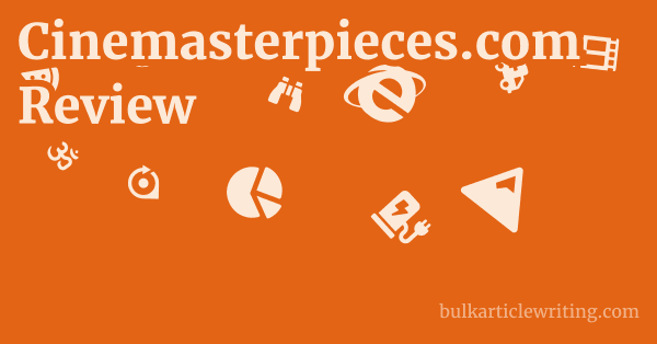 Cinemasterpieces.com Review 1 by