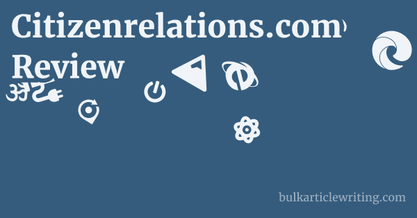 citizenrelations.com FAQ 1 by
