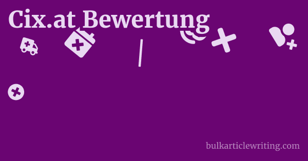 Cix.at Bewertung 1 by