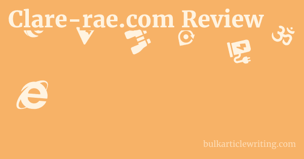 Clare-rae.com Review 1 by