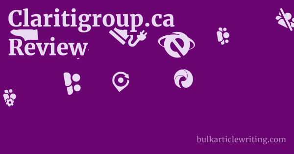 Claritigroup.ca vs. Competitors 1 by
