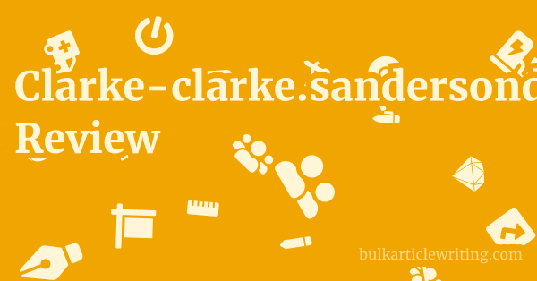 Clarke-clarke.sandersondesigngroup.com Review 1 by