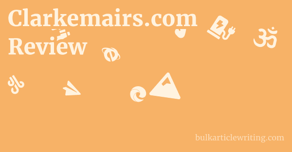 Clarkemairs.com Review 1 by