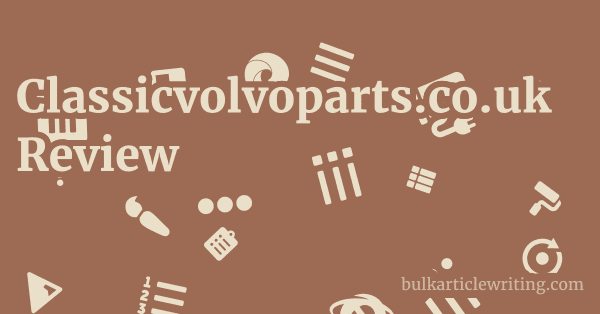 Classicvolvoparts.co.uk Review 1 by