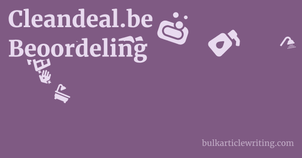 Cleandeal.be Beoordeling 1 by