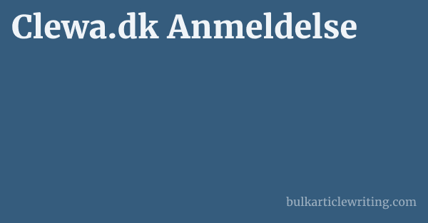 Clewa.dk Anmeldelse 1 by