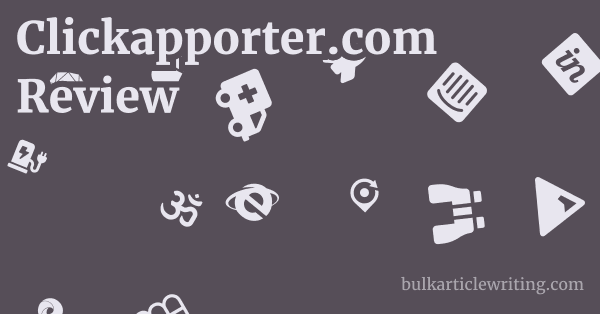 Clickapporter.com Review 1 by