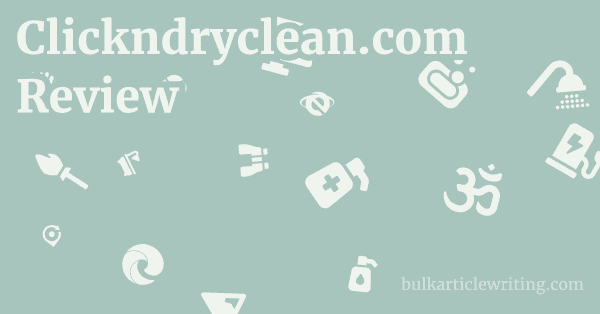 Clickndryclean.com Review 1 by