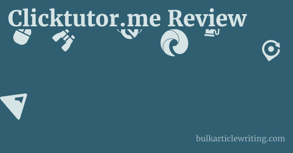 Clicktutor.me Review 1 by