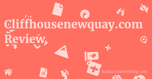 Cliffhousenewquay.com Review 1 by