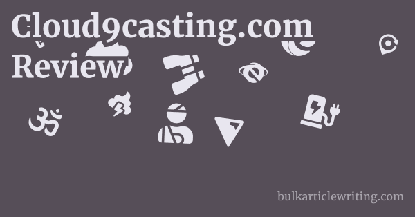 Cloud9casting.com Review 1 by