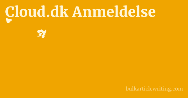 Cloud.dk Anmeldelse 1 by