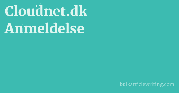 Cloudnet.dk Anmeldelse 1 by Partners