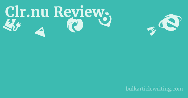 Clr.nu Review 1 by