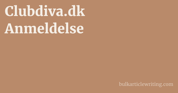 Clubdiva.dk Anmeldelse 1 by